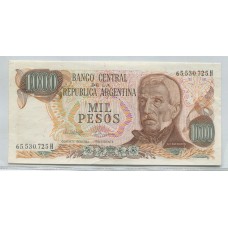 ARGENTINA COL. 655b BILLETE 1.000 PESOS LEY 18.188 BOT 2459a SIN CIRCULAR UNC